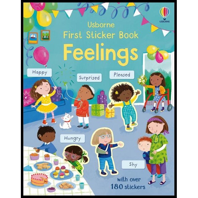 

Usborne Feelings First Sticker Book - Buku Stiker Anak Emosi Perasaan