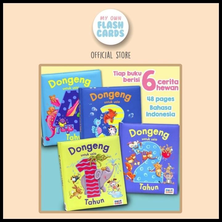 

Buku Dongeng Anak 1 2 3 Tahun Bahasa Indonesia Hard Cover Children