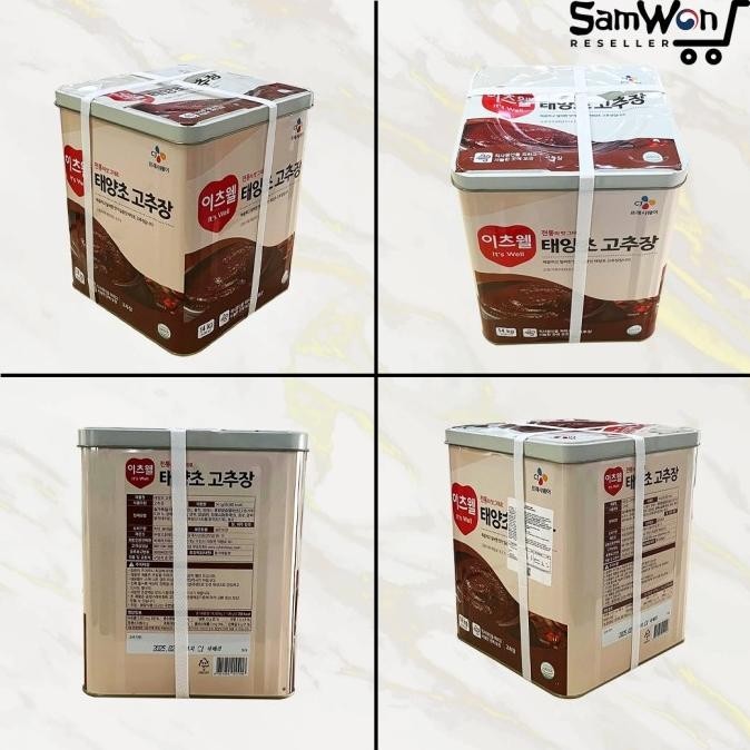 

Gochujang CJ Cheiljedang Pasta Cabe Saos Sambal Korea 14kg TD