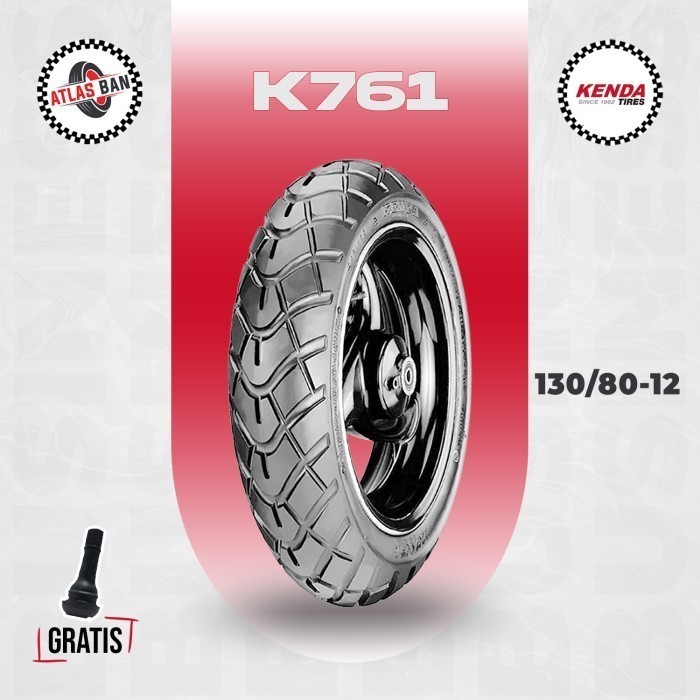 Ban Motor KENDA K761 130/80 Ring 12 Tubeless Termurah & Terlengkap