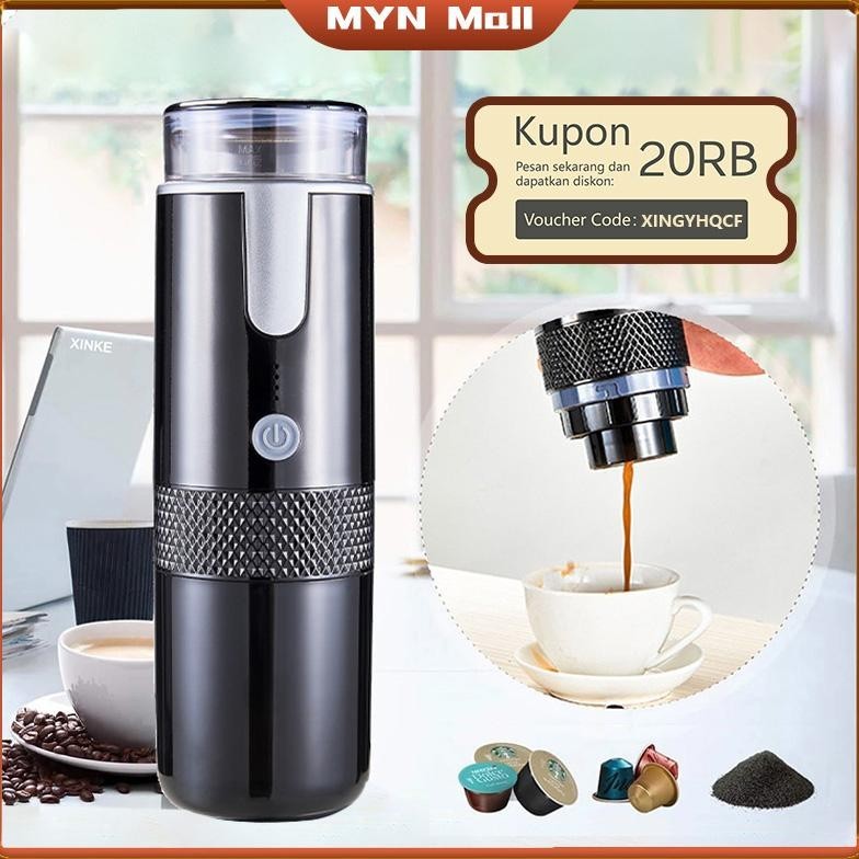 BDF Electric Espresso Maker / mesin kopi / Mesin Pembuat Espresso Portable / Portable Elektrik Coffe
