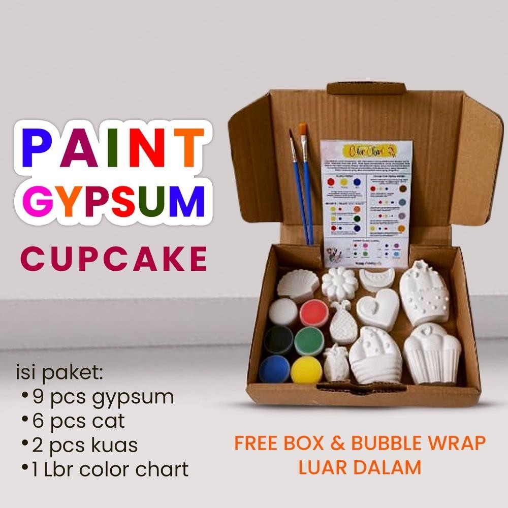 

Beli 2 Murah Paket Lukis Gypsum Set Melukis Anak Lengkap Diy Mainan Mewarnai Patung Gypsum Dengan Box Cat Air Acrylic Watercolor Paint Kuas Lukis 6.6 Great Sale
