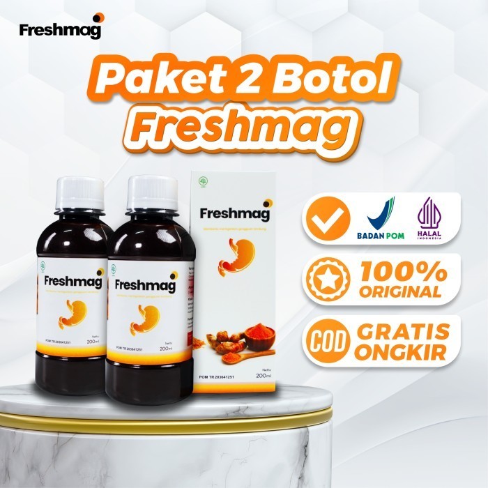 

Paket 2 Box Freshmag Madu Herbal untuk Lambung
