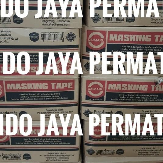 

Masking Tape / Lakban Kertas / Daimaru 1 Inch / 1 Dus