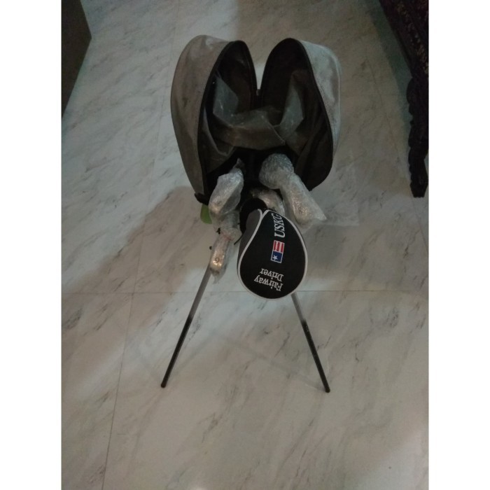 Nat Tas Golf Baru Us Kids Golf Warna Hijau + Stick Golf