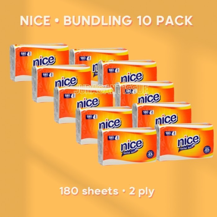 Tissue Nice 180 Sheets Bundling Paketan Terbaru