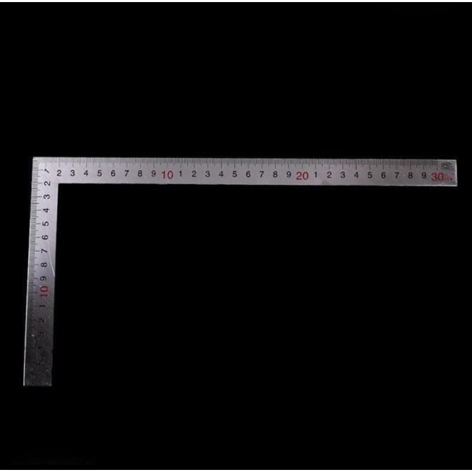 

Buruan serbu] Penggaris Siku Stainless Steel 15x30cm