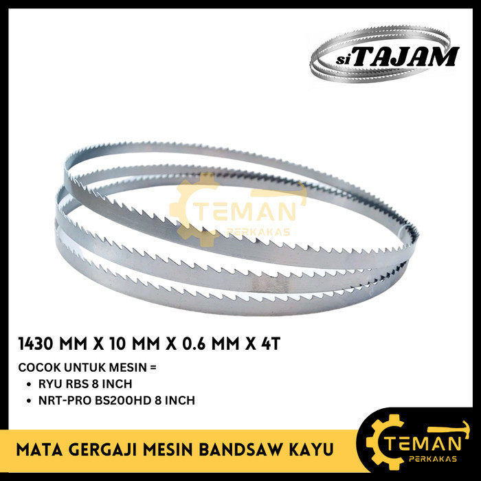 Terbaru Mata Gergaji Bandsaw 8" / Mata Bandsaw 1430 / Pisau Bandsaw 8 Inch Promo Terlaris