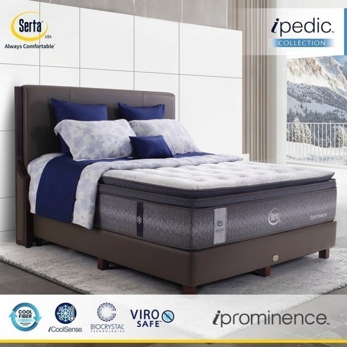 Serta Kasur Springbed iProminence (Full Set) - ukuran 160x200