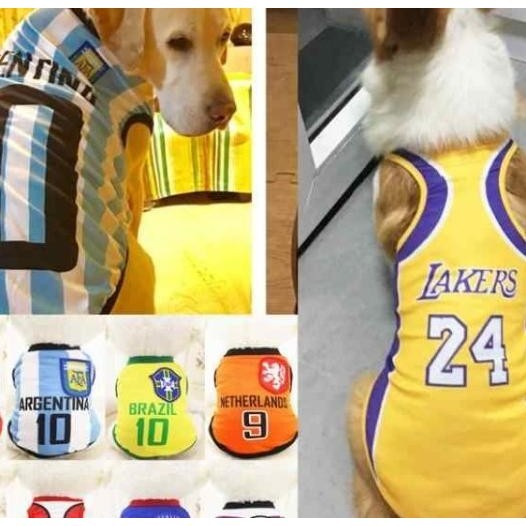 Baju Bola Anjing / Kaos Anjing / Jersey Anjing Kecil & Kucing