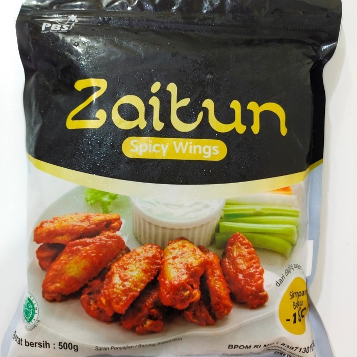 

Spicy Wing / Sayap Ayam / Chicken Wing Frozen Zaitun 500gr