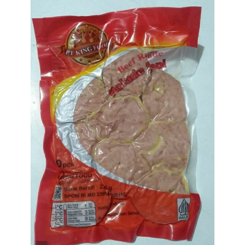 

King Food Rolade Ekonomis Frozen Ayam / Sapi isi 9 pcs