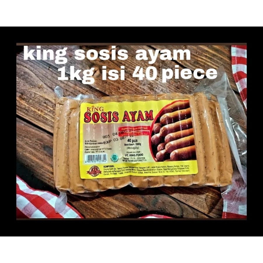 

Sosis Ayam King Food isi 40 batang