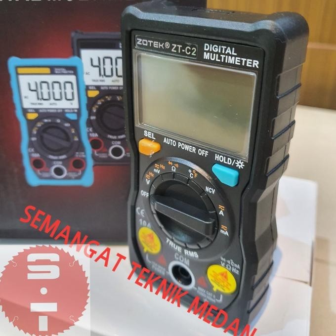 ZT-C2 DIGITAL MULTIMETER MULTITESTER AVOMETER LCD DISPLAY ZOTEK ZT C2
