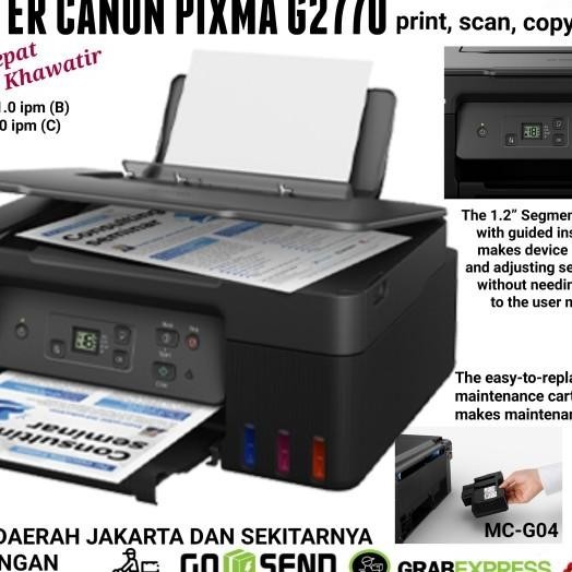 Printer Canon G2020 / Canon Pixma G 2020 Terbaru Dari G2010