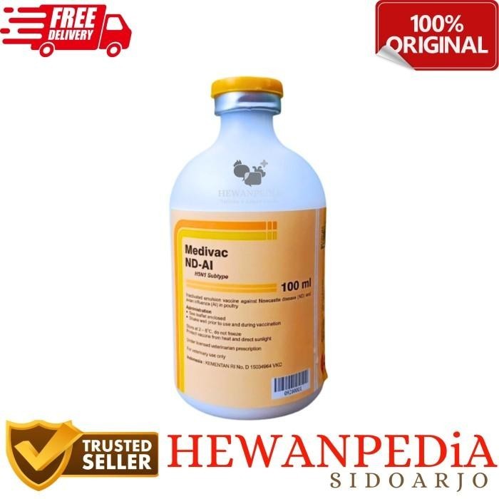 Vaksin Medivac Nd Ai Killed Vaksin Ayam Bebek Unggas Tetelo Flu Burung
