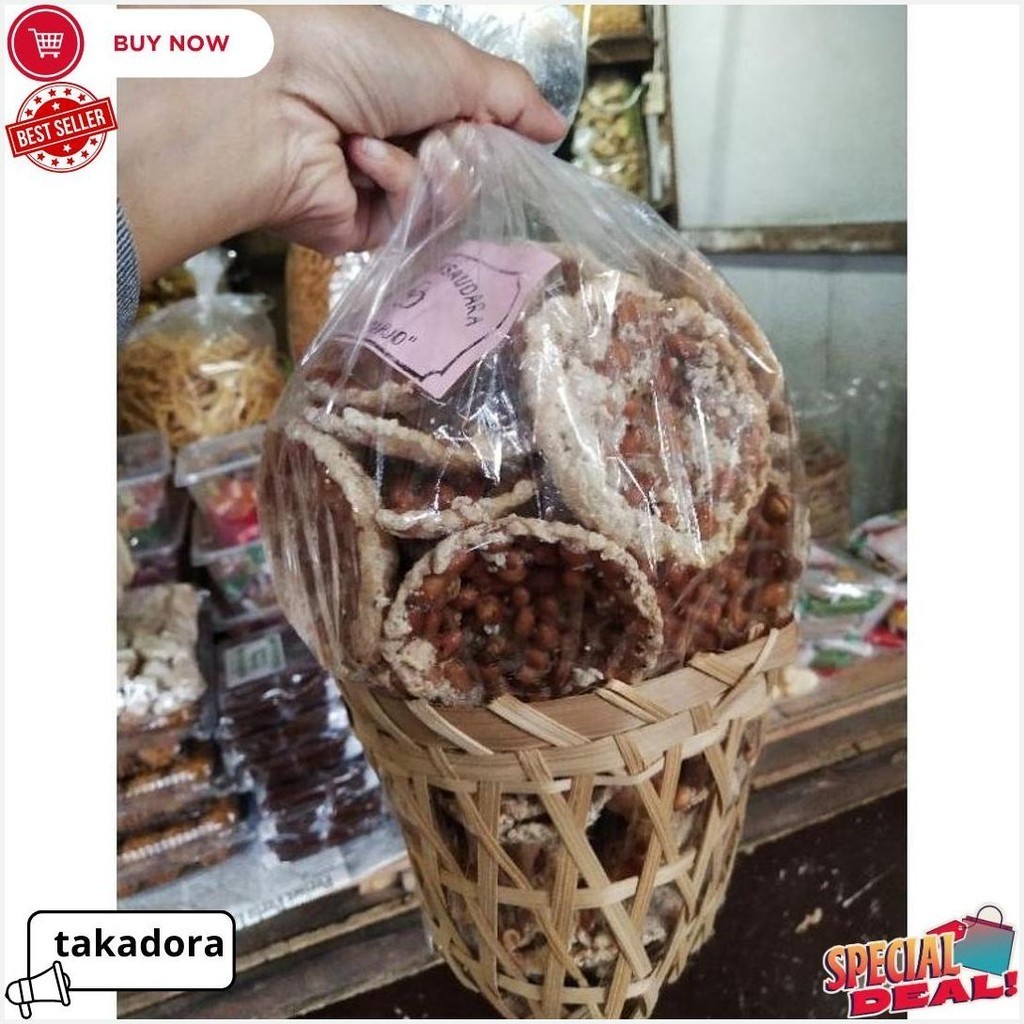 

Peyek Kacang Keranjang Bisa Cod