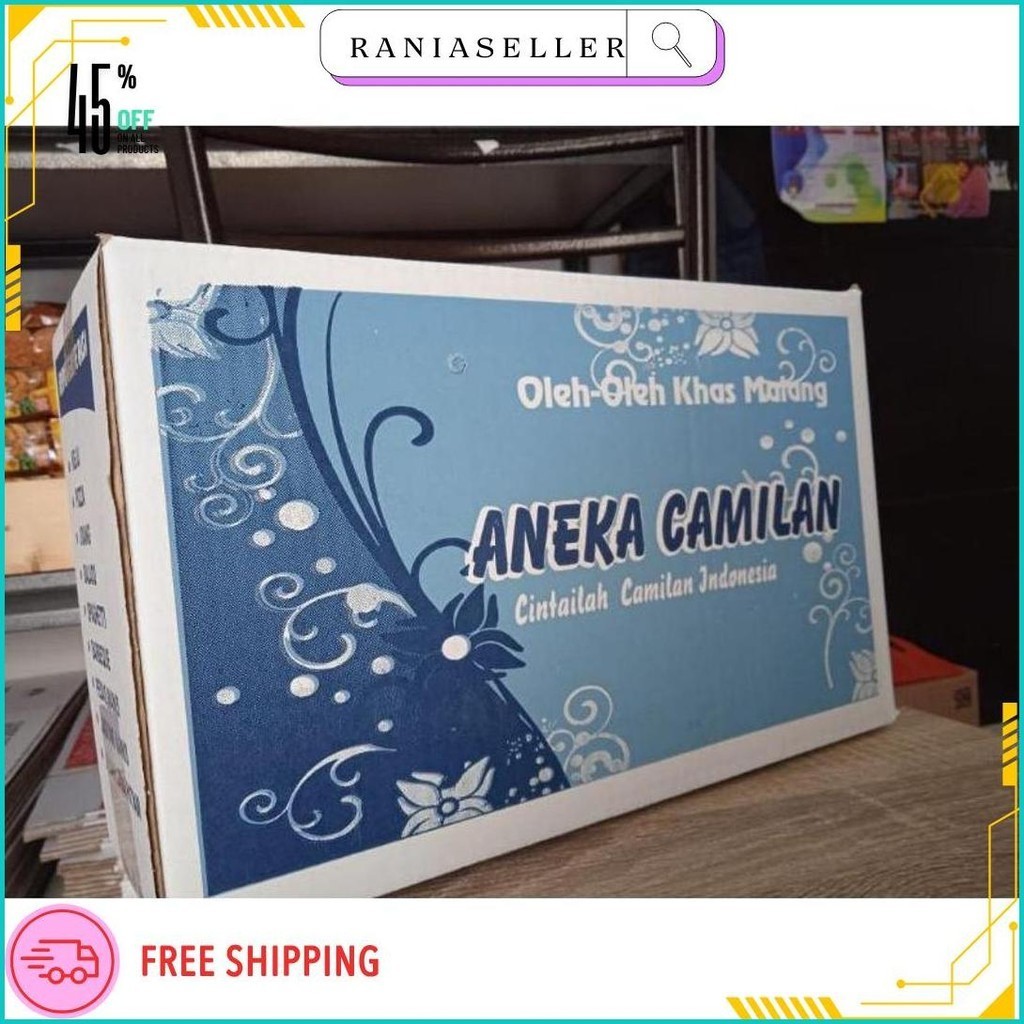 

[Oleh-Oleh Khas Malang] Paket Keripik Tempe Isi 12 Bungkus Free Kardus Siap Kirim