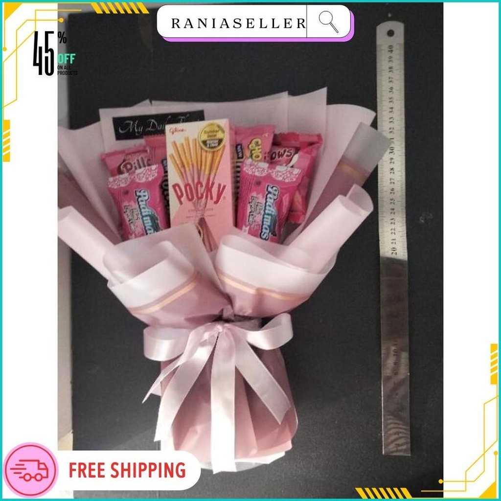 

Buket Snack Buket Jajan Buket Wisuda Buket Kado Ulang Tahun Gratis Ongkir