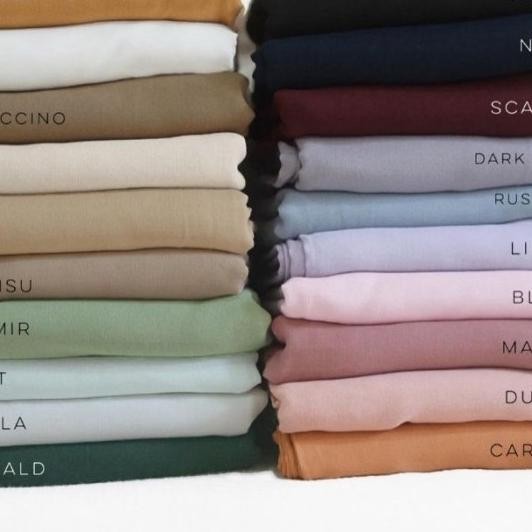 Hl Voal Heaven Lights Voal Hl Scarf Kerudung Polos Jilbab Liviaananda