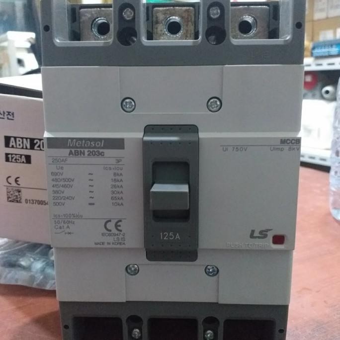 NEW Mccb 3phase 125A LS type ABN 203C 125A