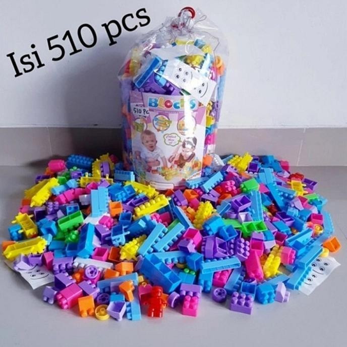 Mainan Lego Block Isi 510 Pcs Edukasi - Building Brick Anak Edukatif -
