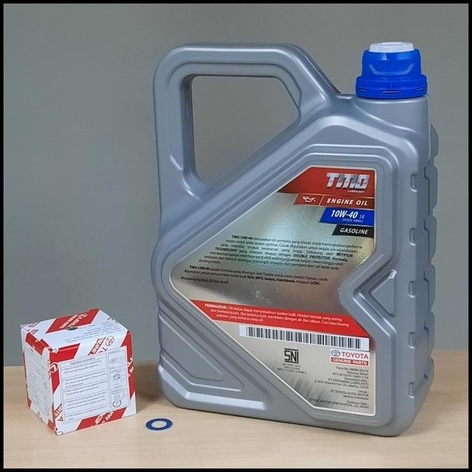 DISKON OLI MESIN MOBIL 4 LITER - ORIGINAL TOYOTA MOTOR OIL SAE 10W-40 ASLI  