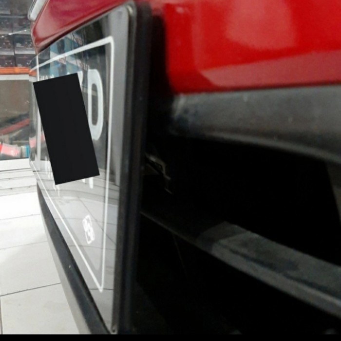 TEMPAT PLATE NOMOR ACRYLIC AKRILIK SLIM DUDUKAN PELAT NOMOR MOBIL