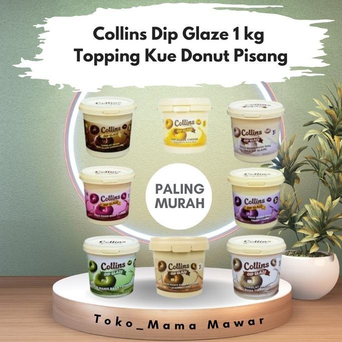 

Terlaris Paling Murah Collins Dip Glaze 1 Kg Topping Kue Donut Pisang - Coklat Ready Stok