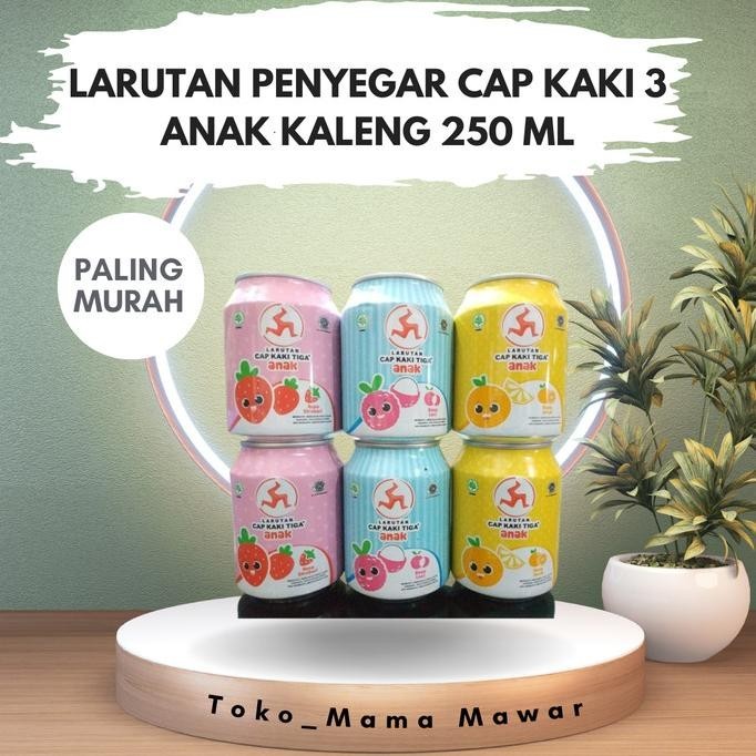 

Terlaris Paling Murah Larutan Penyegar Cap Kaki 3 Anak Kaleng 250 Ml Ready Stok