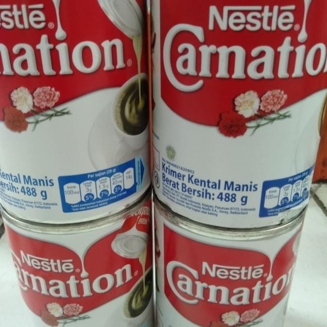 

Terlaris Nesle Carnation Krimer Kental Manis 495Gr Ready Stok