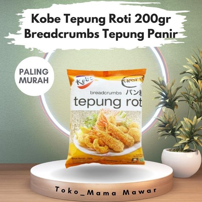 

Terlaris Paling Murah Kobe Tepung Roti 200Gr Breadcrumbs Tepung Panir Ready Stok