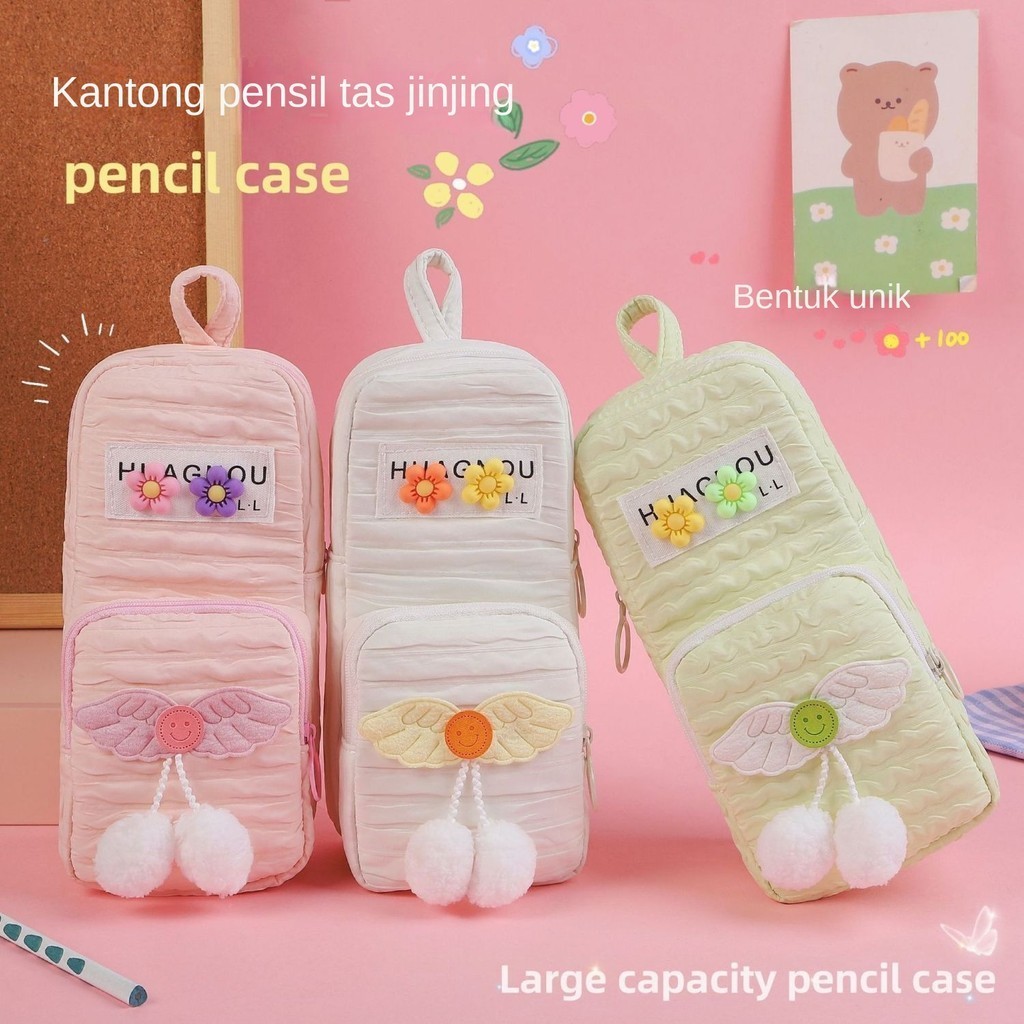 

Tempat Pensil Pelajar Tas Alat Tulis Kapasitas Besar
