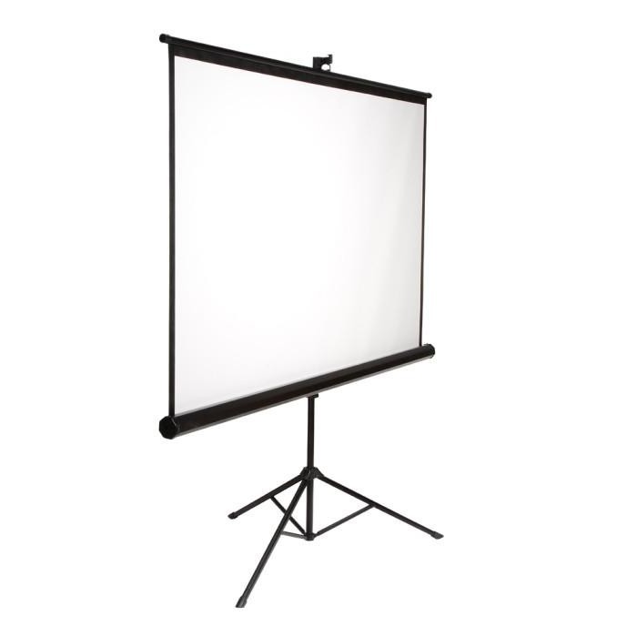 Tripod Screen Proyektor-Layar Proyektor 96 Inch (Termasuk Kaki Tripod)