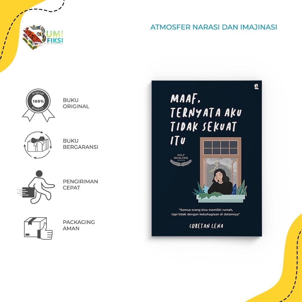 Buku Novel Maaf, Ternyata Aku Tidak Sekuat Itu - Lena Septi - Gradien Mediatama - Bumifiksi