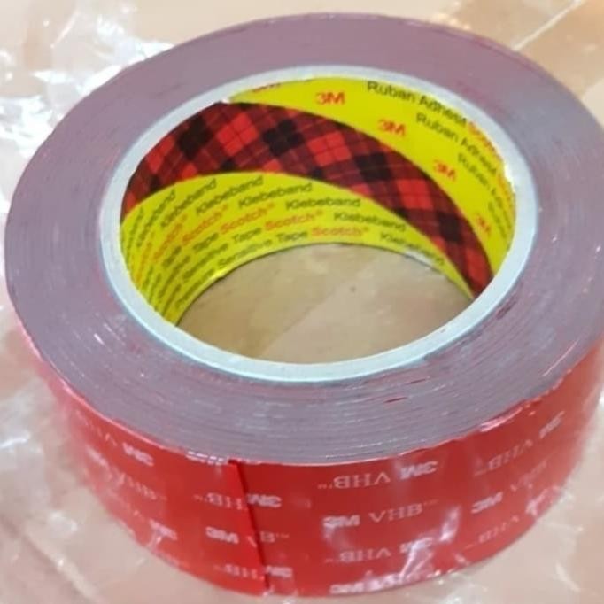 

3m vhb double tape 2"in x 4,5M Double Tape 3M 4900 Ukuran 5cm x 4,5 m