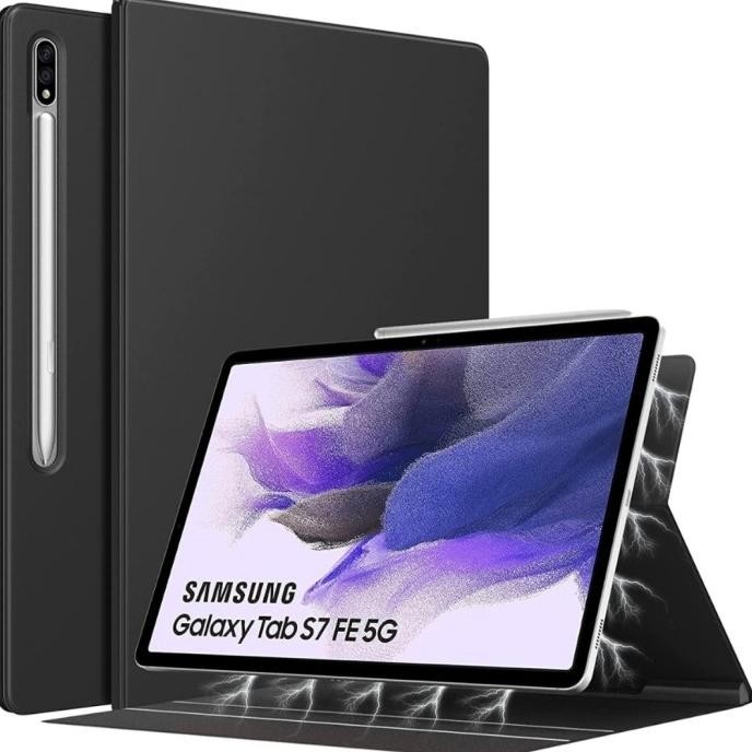 Tab S7 Fe Book Cover Case Samsung Tab S7 Fe Dan Tab S7+ Autolock