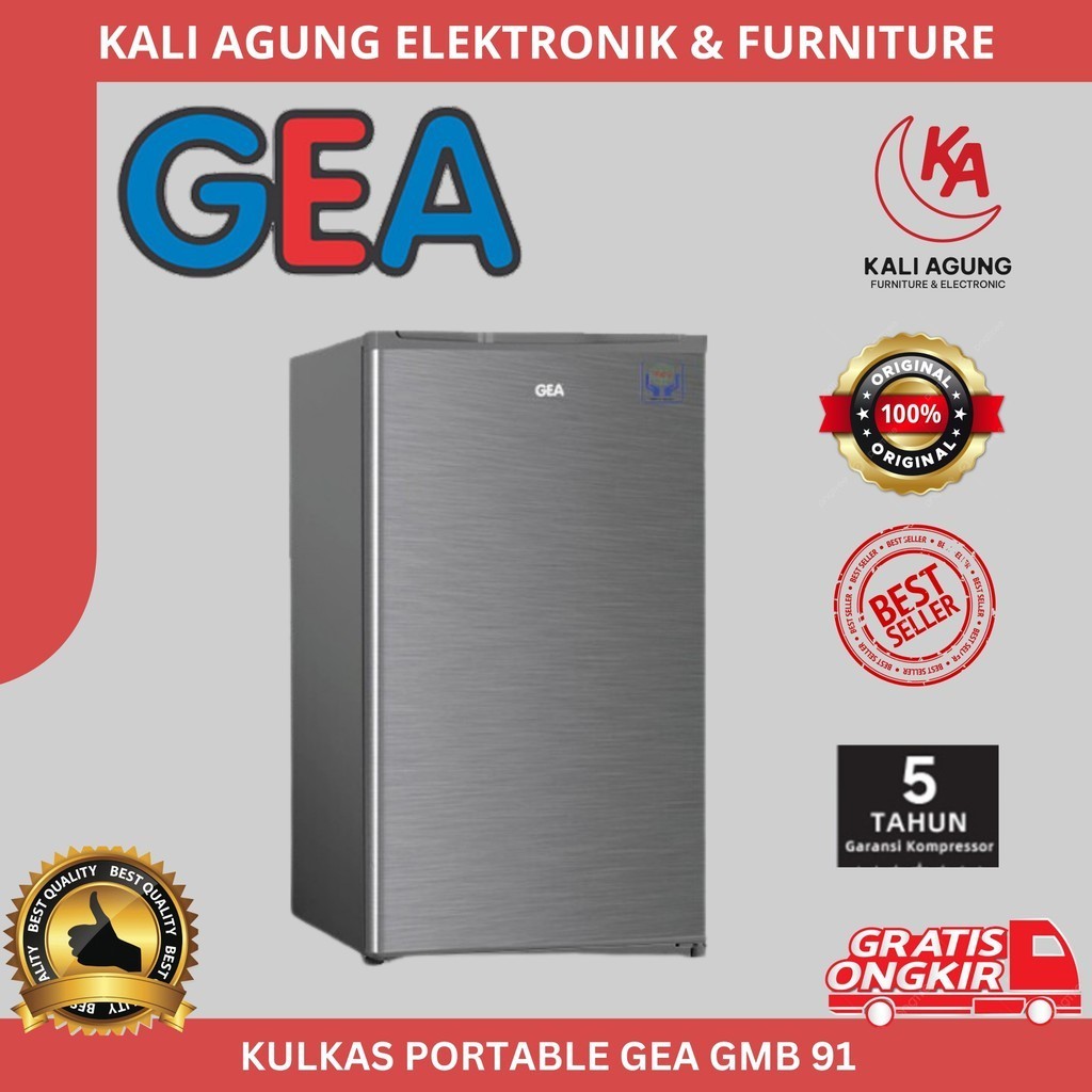 KULKAS PORTABLE GEA / KULKAS MINIBAR / KULKAS GEA GMB 91 / GRATIS ONGKIR SERANG KOTA
