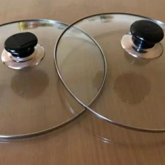 Tutup Panci Kaca Stainless Steel 38/40Cm