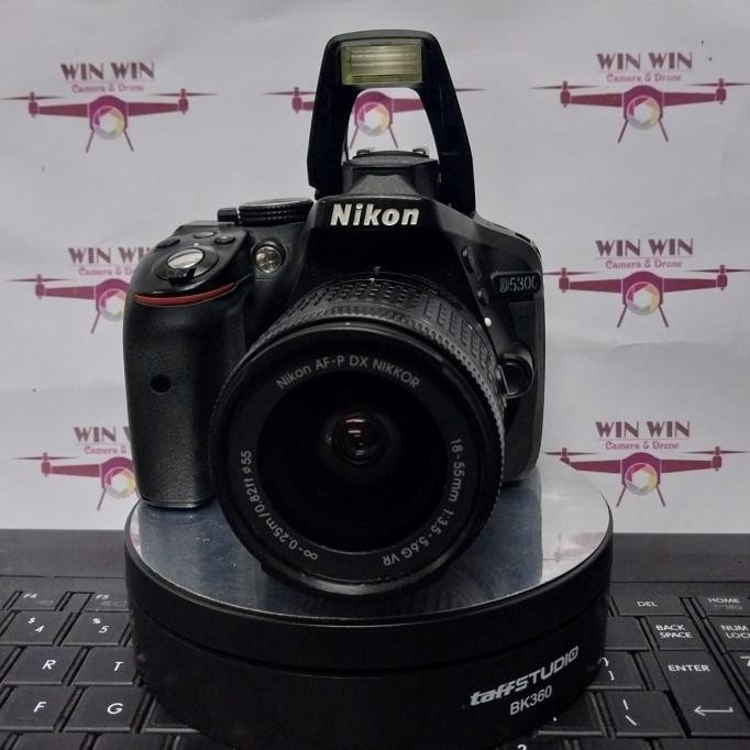 Kamera Camera Dslr Nikon D5300 Lensa Kit Af-P 18-55 Dx Vr Wifi Original
