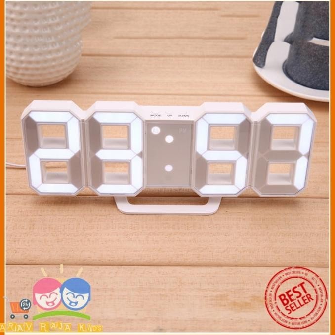 

Jam Dinding Digital 3D Clock LED Meja Aravrajakids KS
