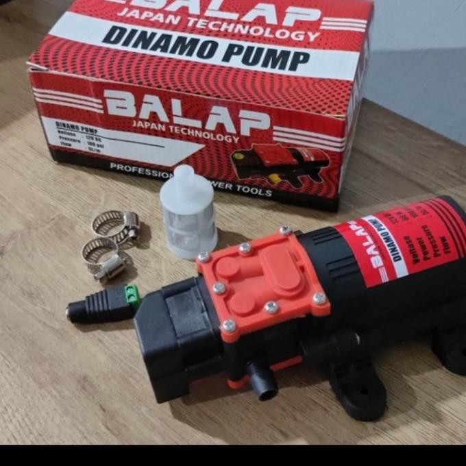 Pompa Pendorong Shower Otomatis Dc 12 Volt + Bonus