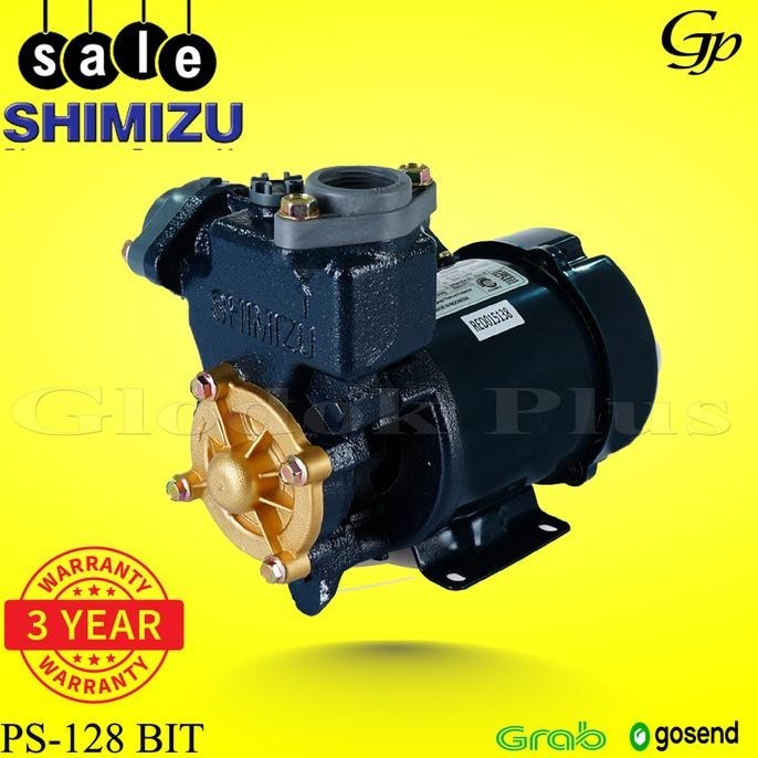 Pompa Air Shimizu Listrik Ps 128 Bit Ps128 128Bit Ps128Bit Shimizu