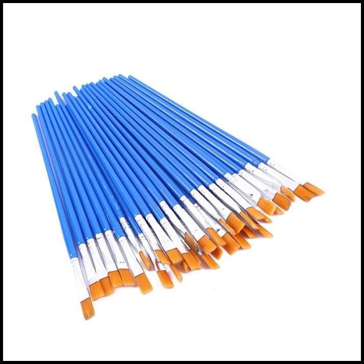 

TERBARU PAINTBRUSH PAINT BRUSHES 50PCS KUAS LUKIS SET FLAT !!!!