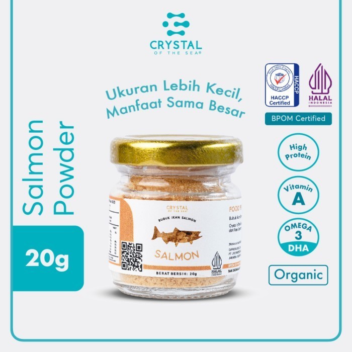 

Crystal Of The Sea - Salmon Food Powder/Bubuk Ikan Salmon/ Kaldu Mpasi