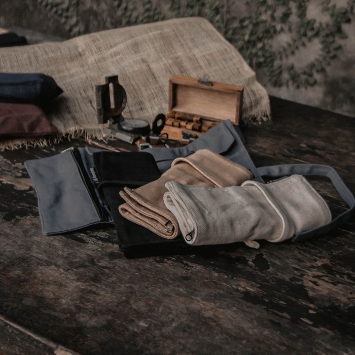 

Hnfh08 Canvas Pencil Roll Case Terlaris