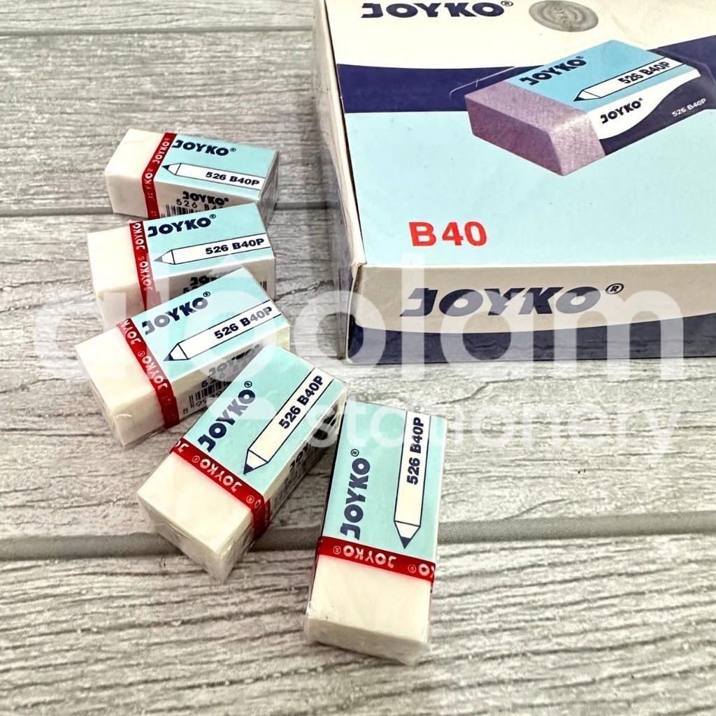 

VD08 SATU PACK ( 40 PCS ) Penghapus Kecil Putih Joyko Berkualitas