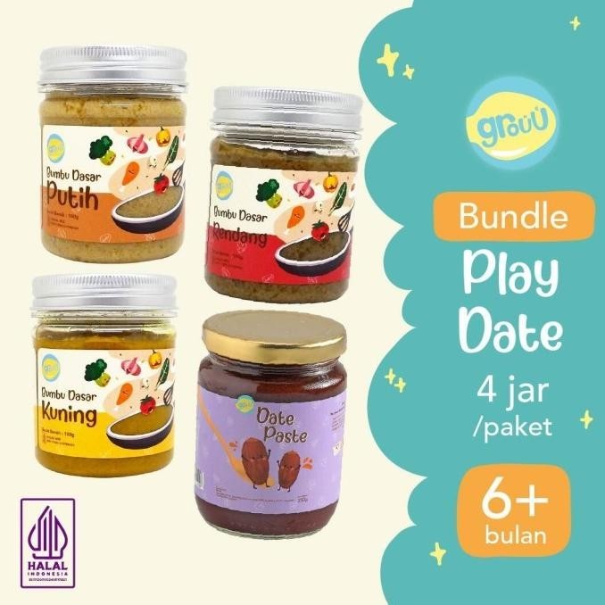 

Grouu - Cooking Package - Bumbu Masak Mpasi - Play Date H24M
