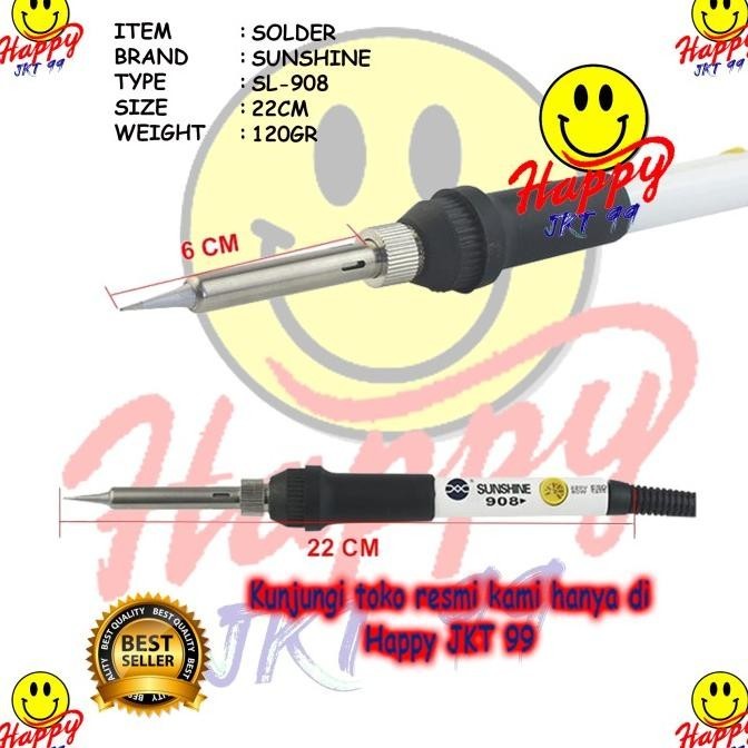 Solder Tangan Sunshine Sl-908 / Soldering Iron Sunshine Sl-908
