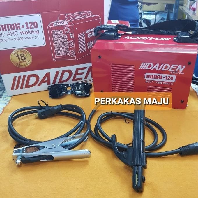 Mesin Las Inverter Daiden 120A Mmai 120 Daiden/Trafo Las/Welding